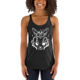 Cat Skull, Racerback Tank Top