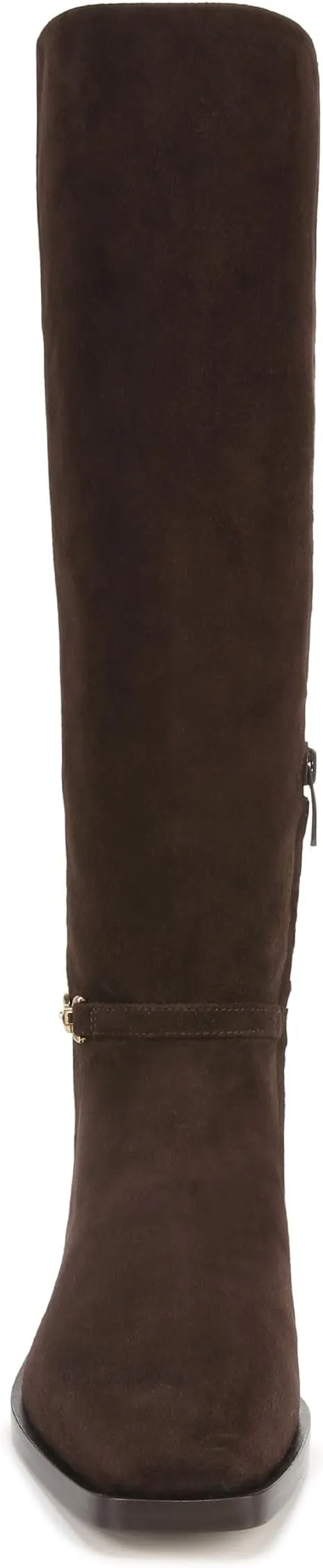 Clive Wide Calf Sam Edelman Boots, Chocolate Brown Suede