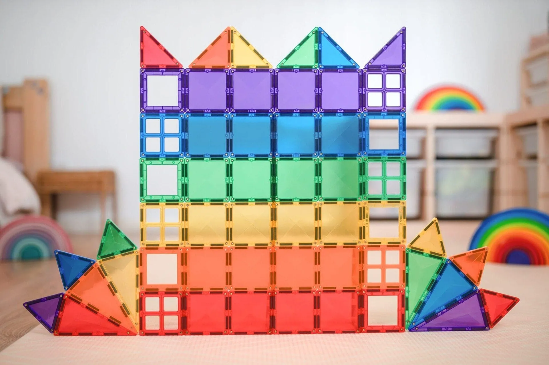 Connetix Tiles - Starter Pack 60 pc - Rainbow