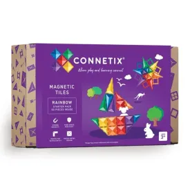 Connetix Tiles - Starter Pack 60 pc - Rainbow