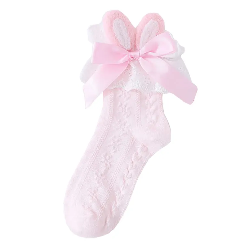 Cute Bunny Ears Lolita Socks PL51359