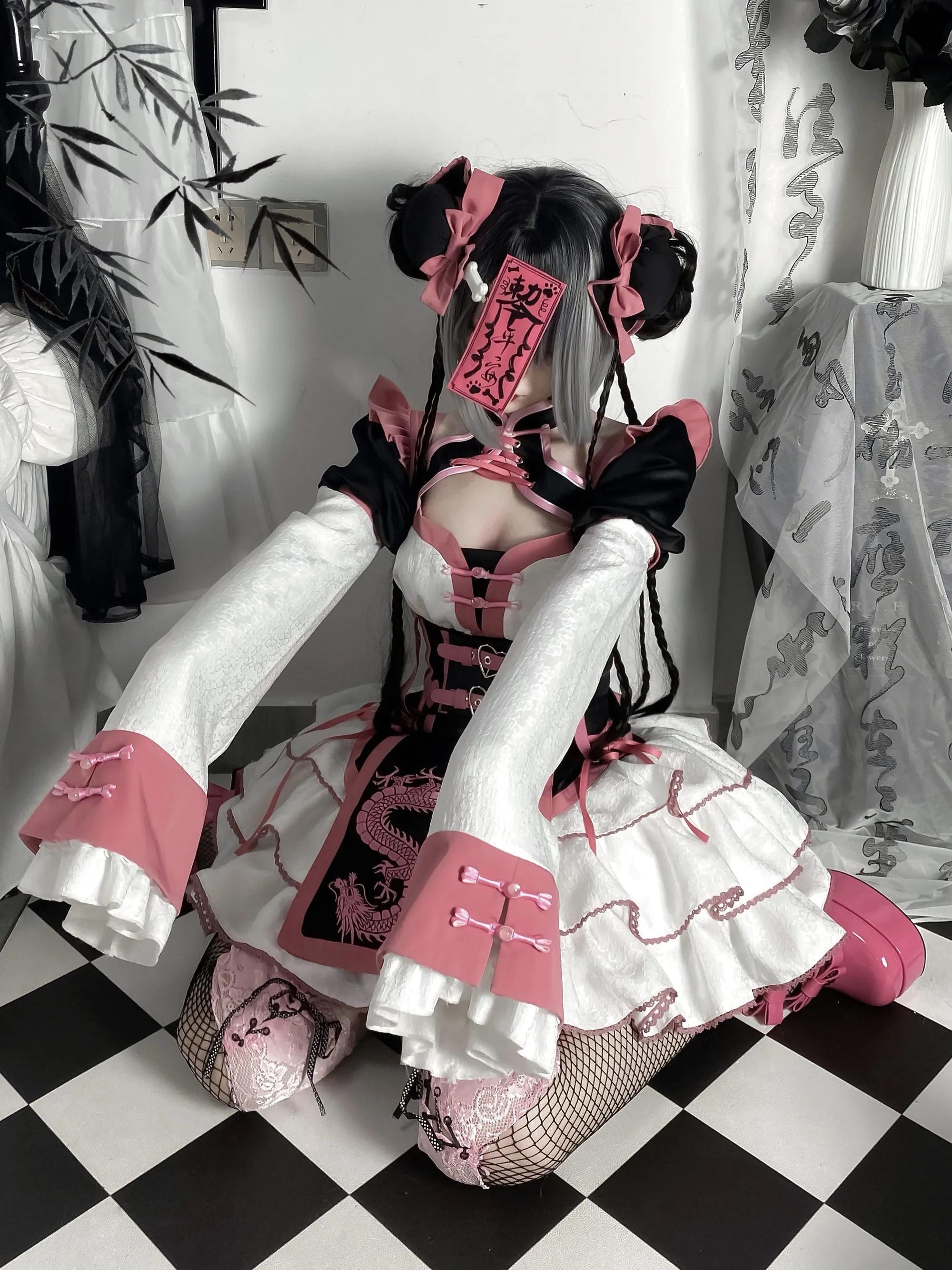 Cute Chinese style lolita dress PL53282