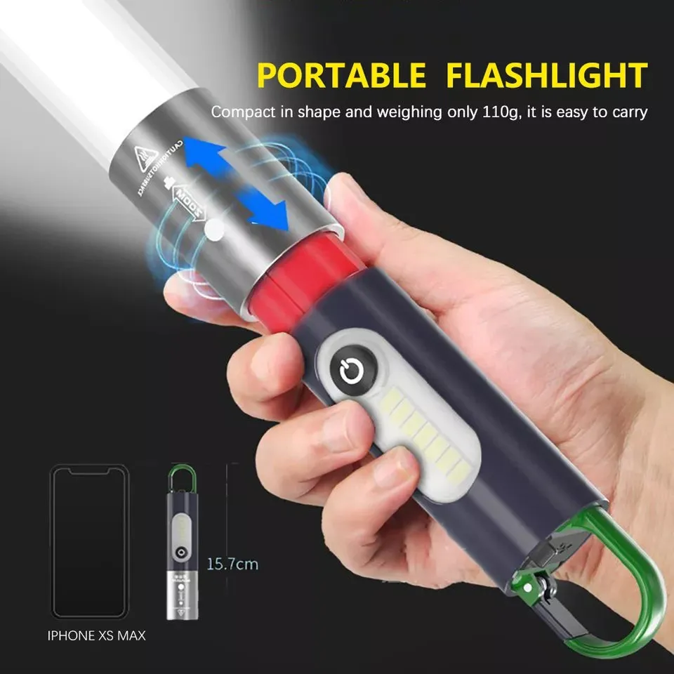 Digital Thunder XST-836, Rechargeable Waterproof Torch FlashLight