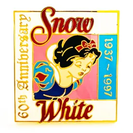 Disney Disneyland 60th Anniversary Princess Snow White & 7 Dwarfs Pin