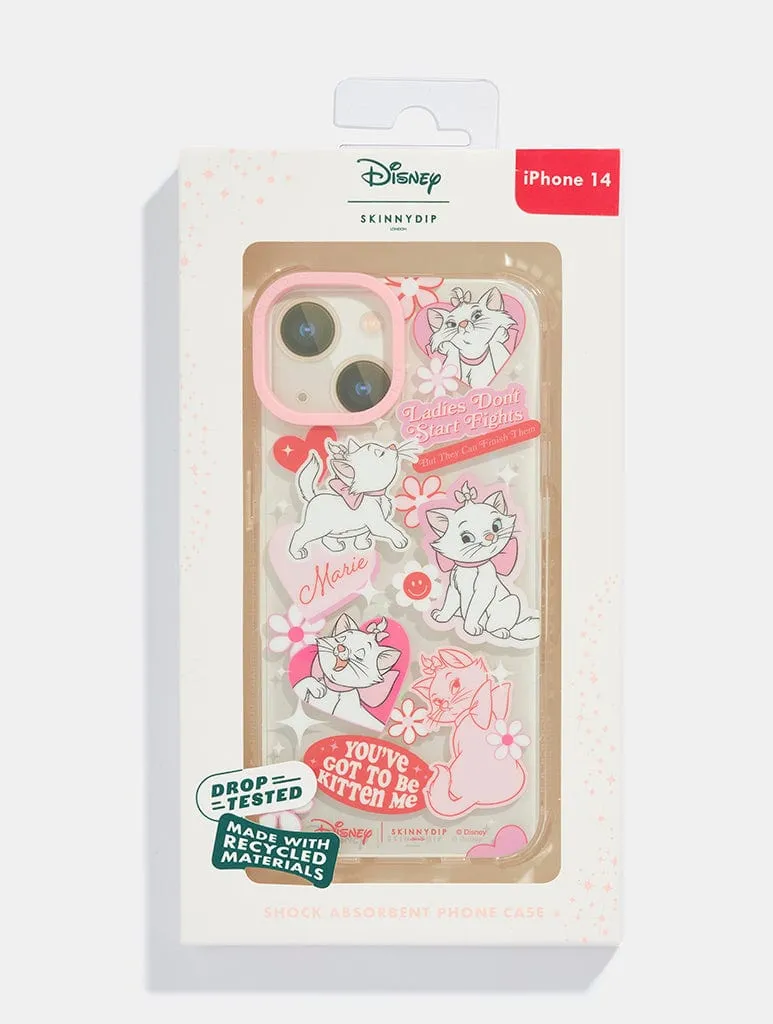 Disney Marie Sticker Shock iPhone Case