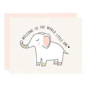 Elephant Welcome to the World | Greeting Card