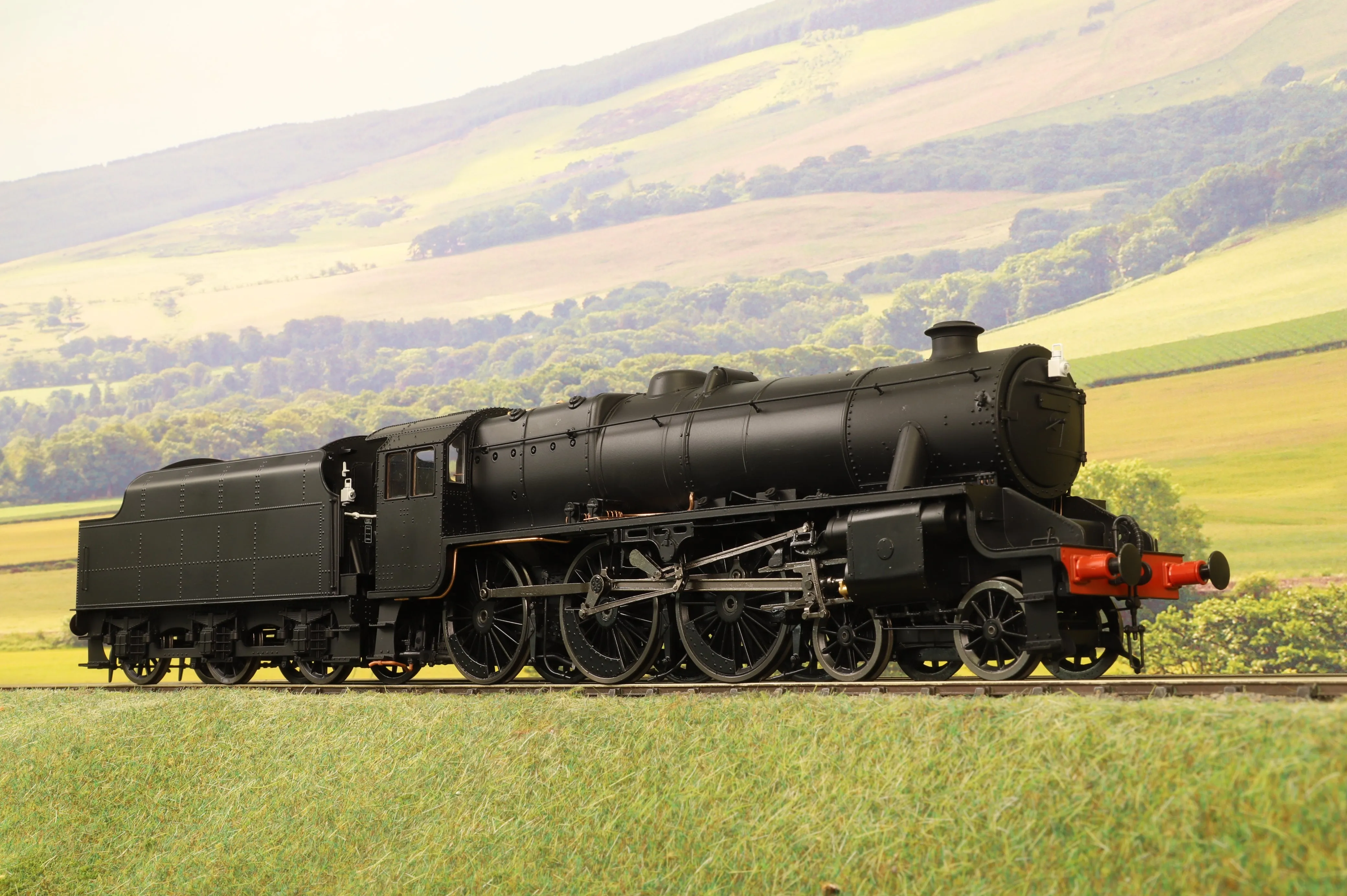 Ellis Clark Trains E1010US O Gauge Stanier Class 5 4-6-0 "Black 5", Plain Black, 'Un-numbered', Riveted Tender, DCC Sound