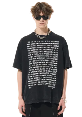 English Poetry Printed T-Shirt