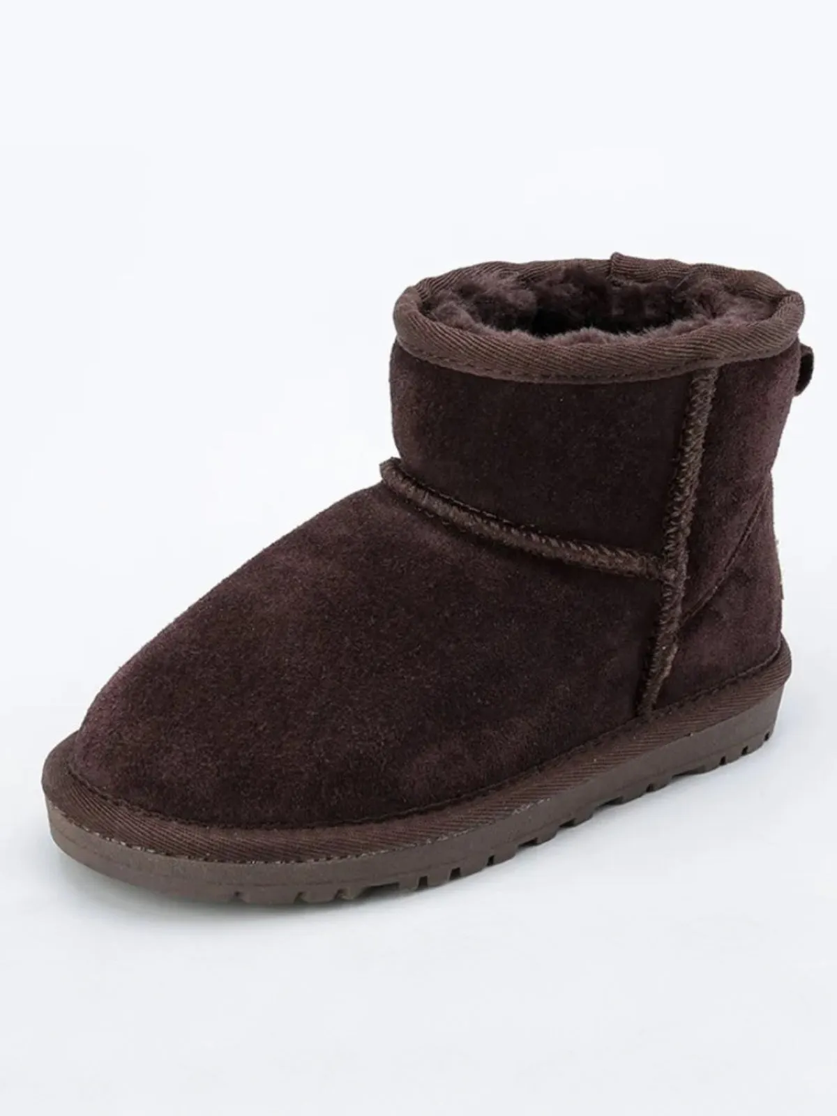 Fashionably Furry Fur-Lined Suede Boots By Liv and Mia