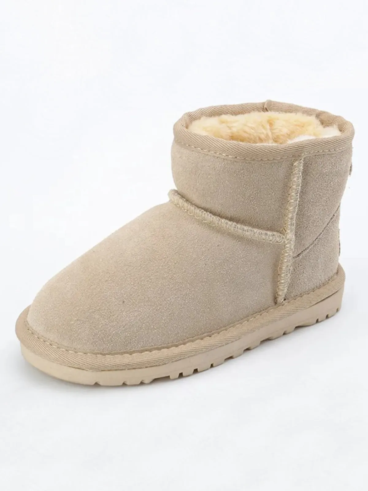 Fashionably Furry Fur-Lined Suede Boots By Liv and Mia