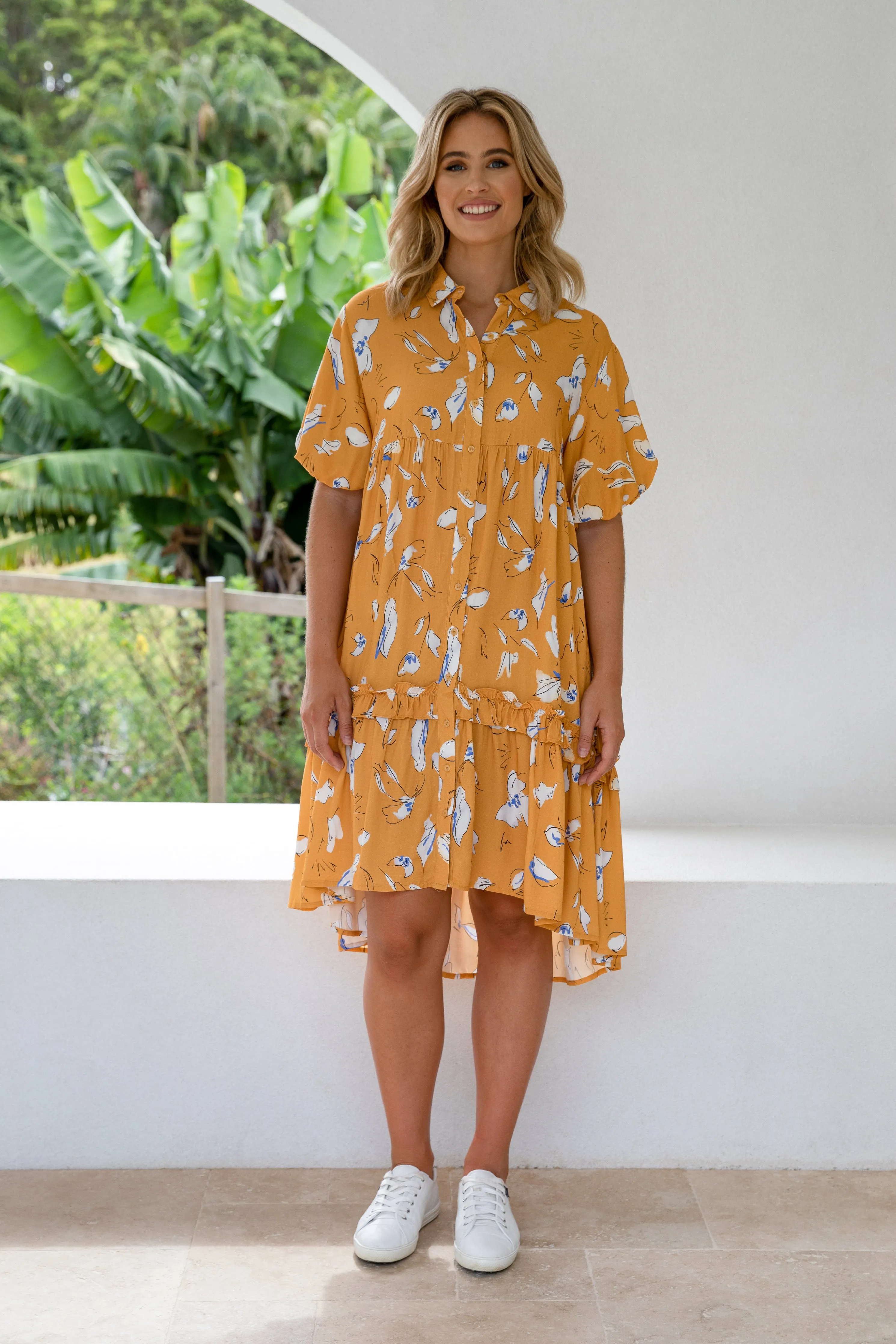 FINAL SALE Petra Dress in Sundust