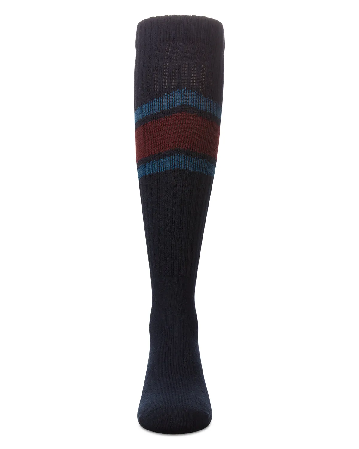 Girls Chevron V Knee High Socks