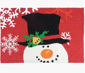 #K853 The Snowman & The Magical Hat Accent Rug