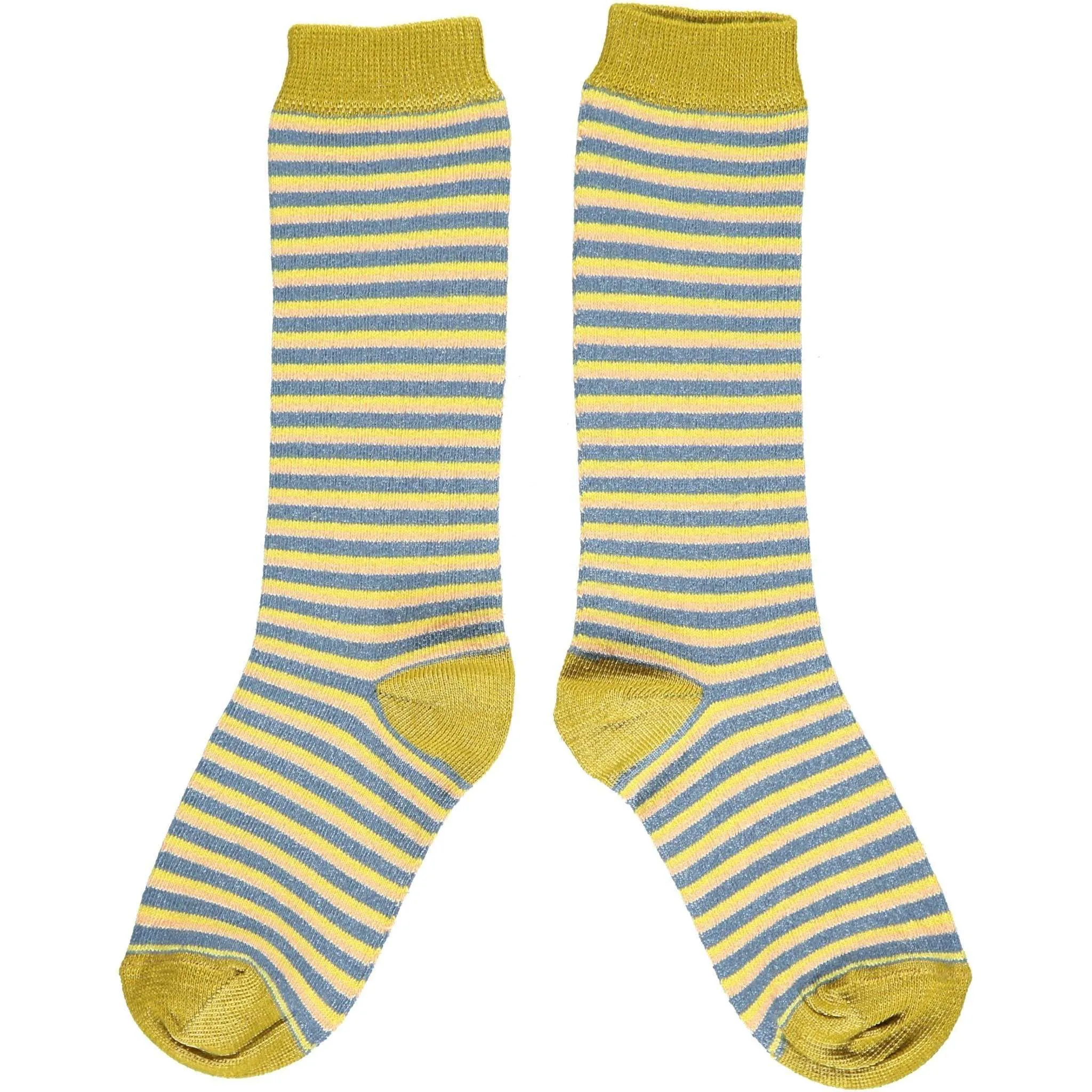 Kids Organic Cotton Knee Socks - Stripes - AGE 2-4 or 5-8 YEARS