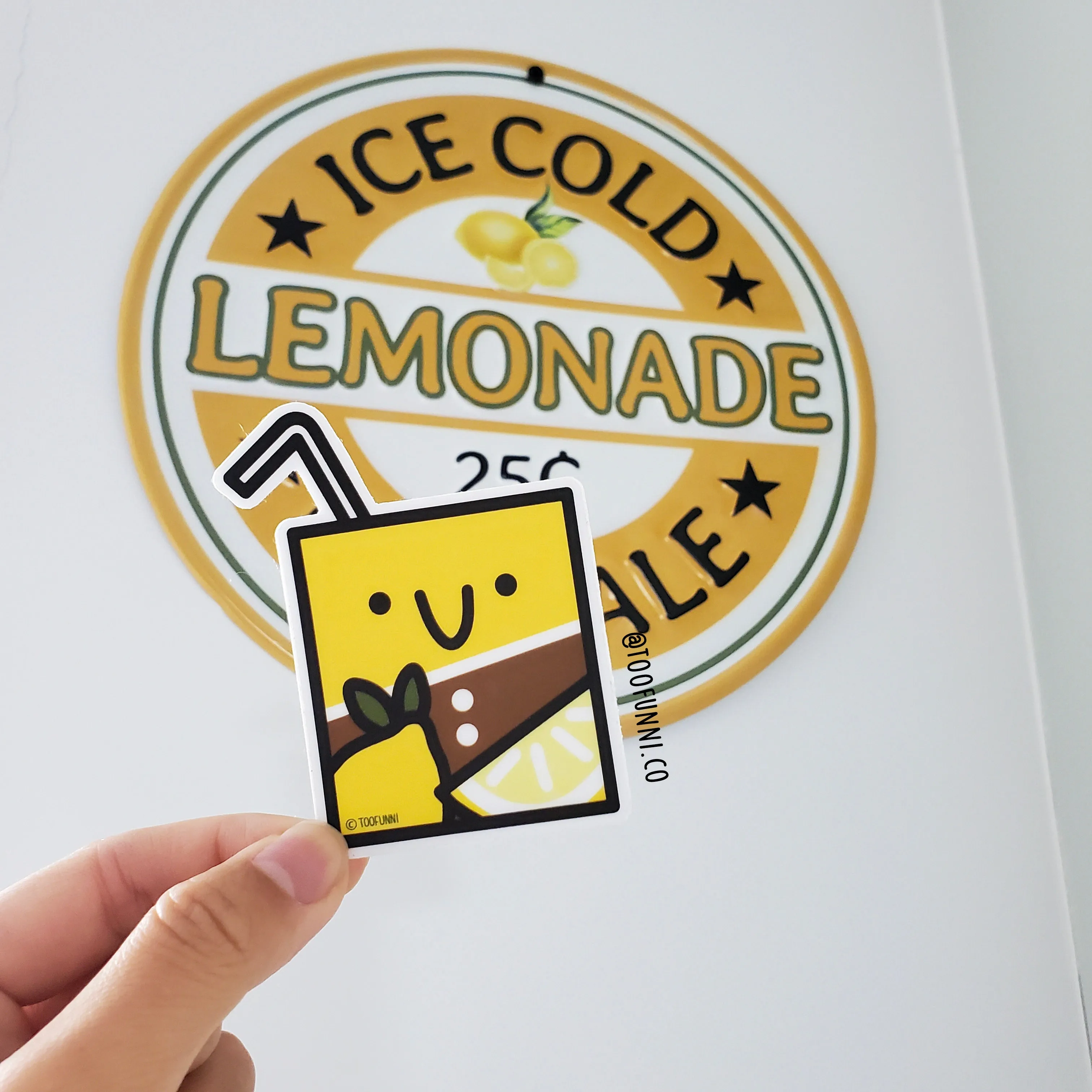 LEMON TEA - Vinyl Sticker