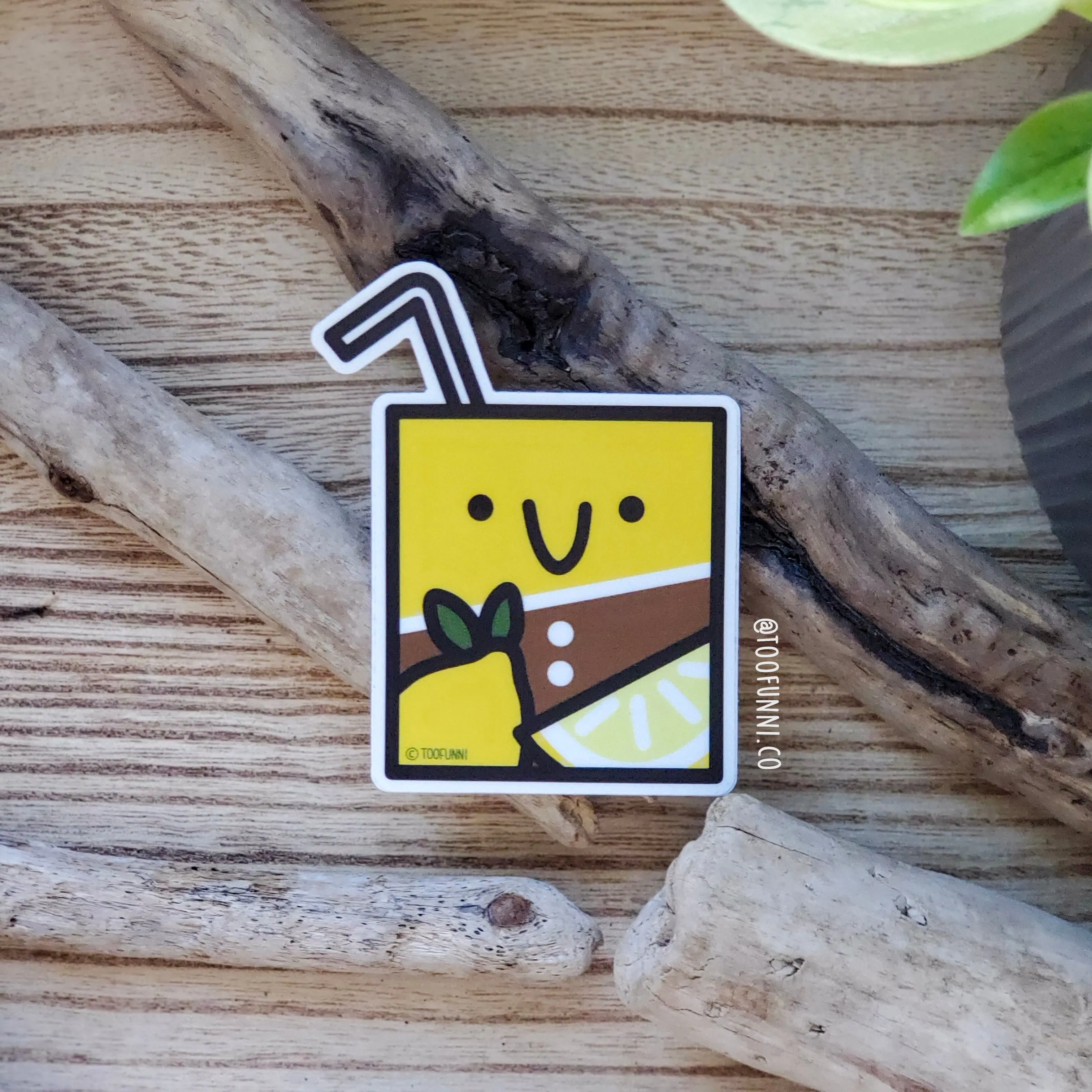 LEMON TEA - Vinyl Sticker