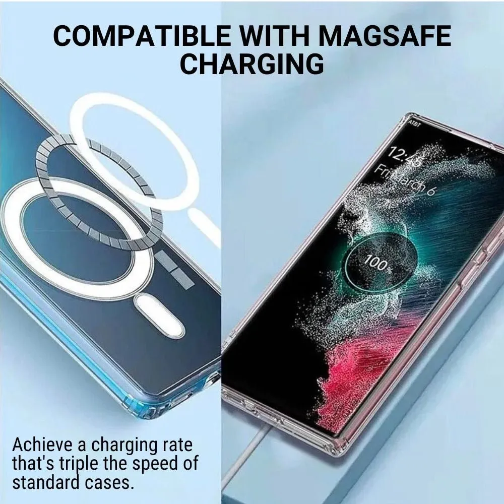 Maxime Magnetic Clear Case for Google Pixel 8 Series With MagSafe Charging Cover