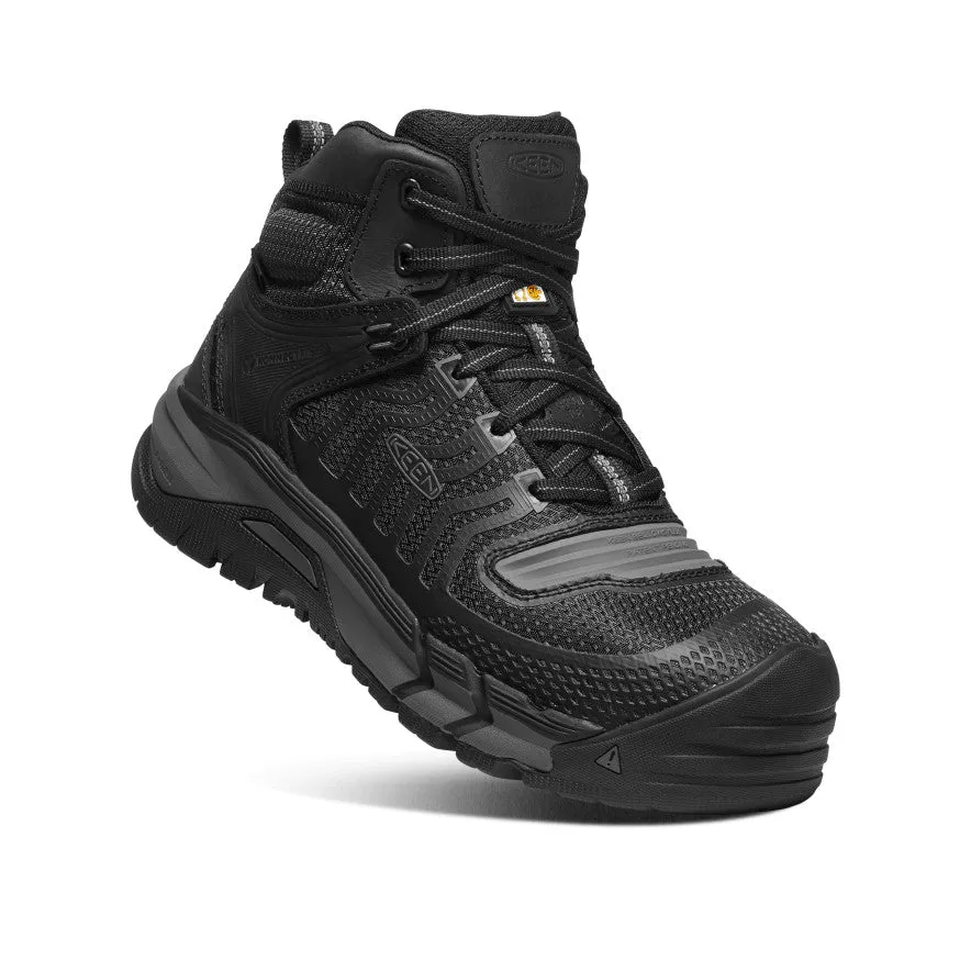 Men's CSA Kansas City Waterproof Boot (Carbon-Fiber Toe)  |  Black/Gun Metal