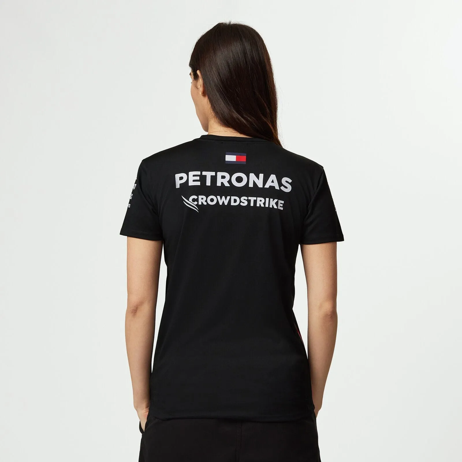 Mercedes AMG Petronas F1 2023 Women's Driver T-Shirt - Black/White