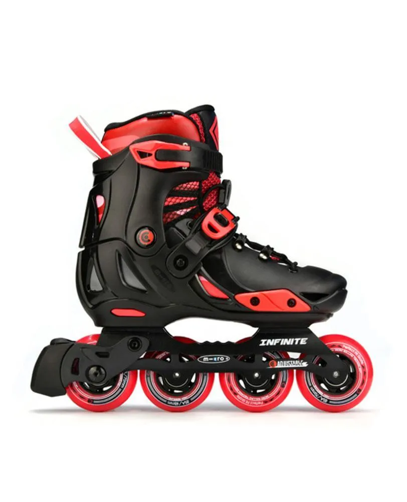 Micro - Infinite Inline Skate - Black / Red