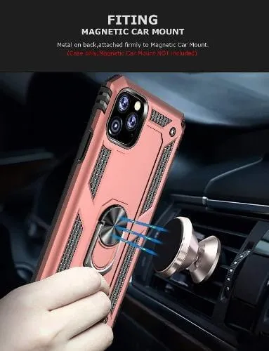 Military Kickstand Rose Gold Series Case - iPhone 11 Pro