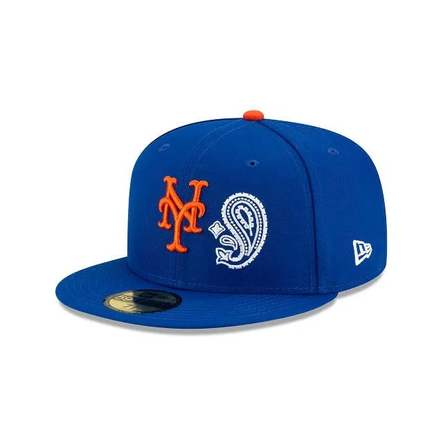 NEW YORK METS PATCHWORK UNDERVISOR 59FIFTY FITTED