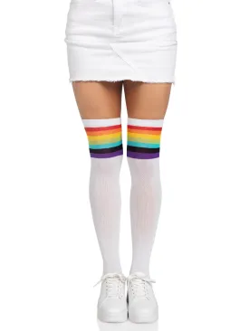 Nia Rainbow Thigh High Stockings