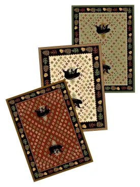 Patchwork Bear Rugs - 3 Colors