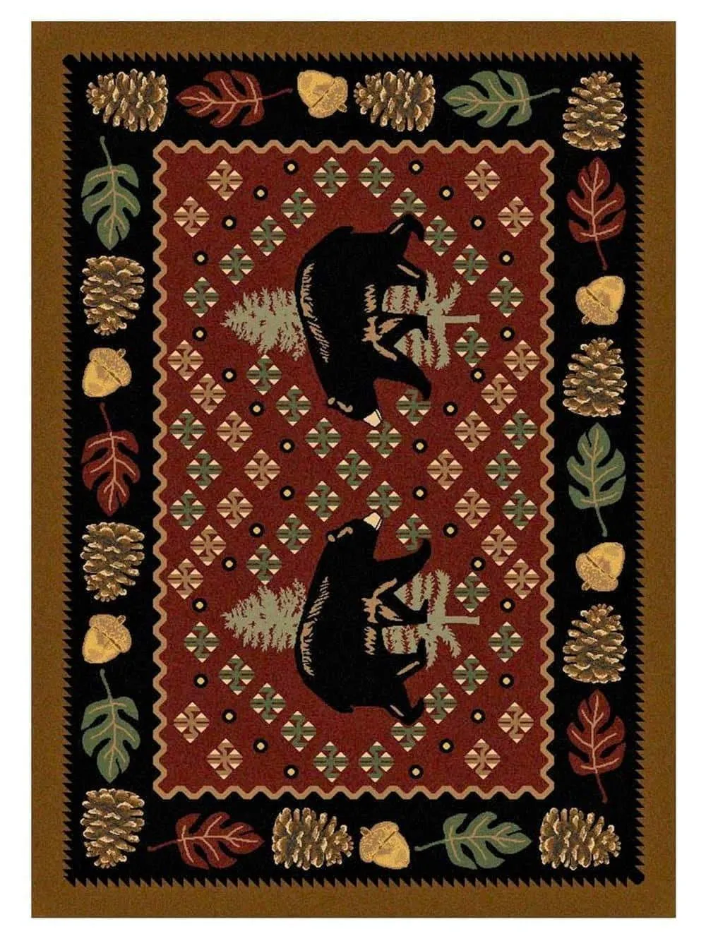 Patchwork Bear Rugs - 3 Colors