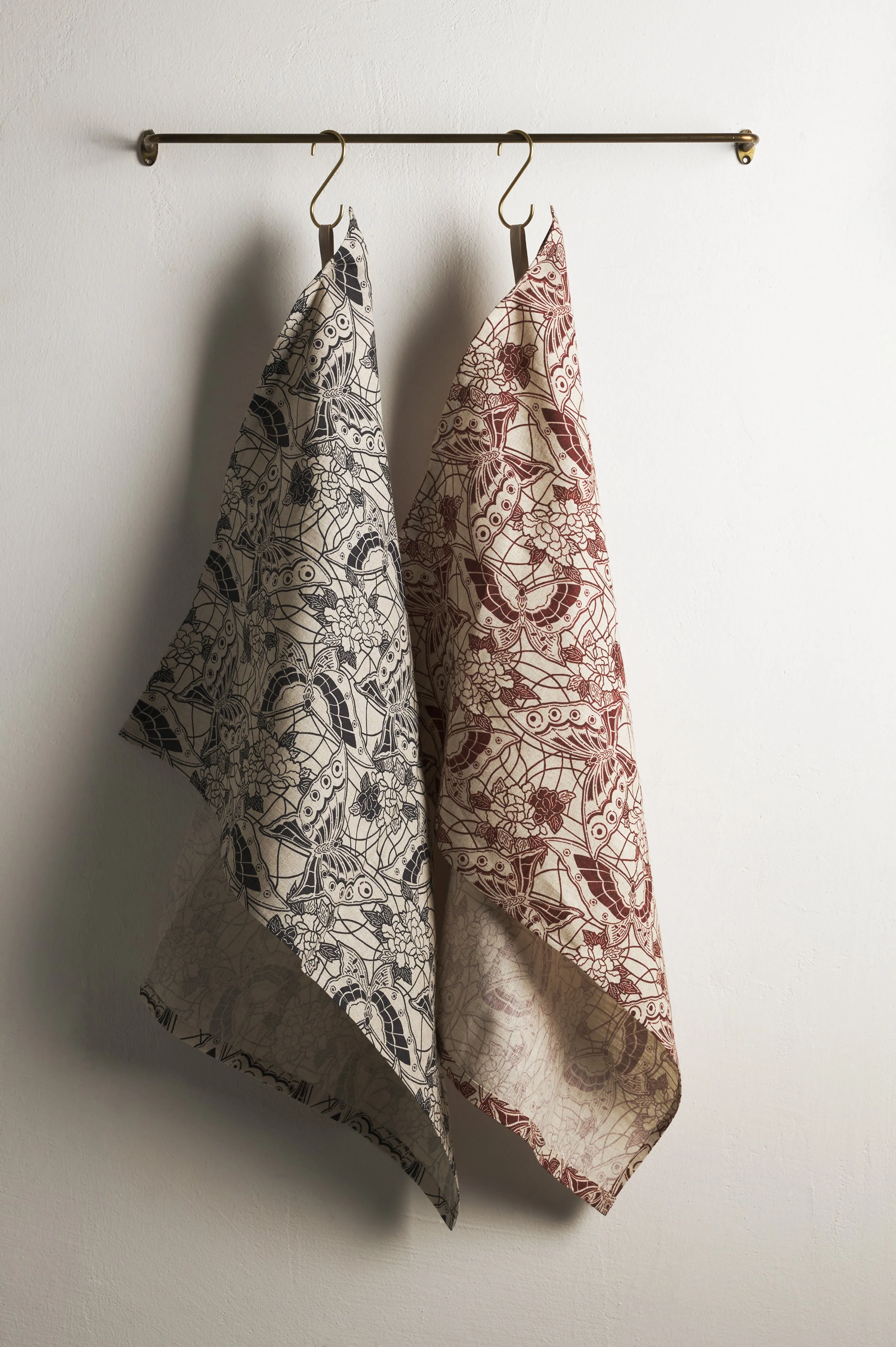 PRINTED LINEN KITCHEN TOWEL