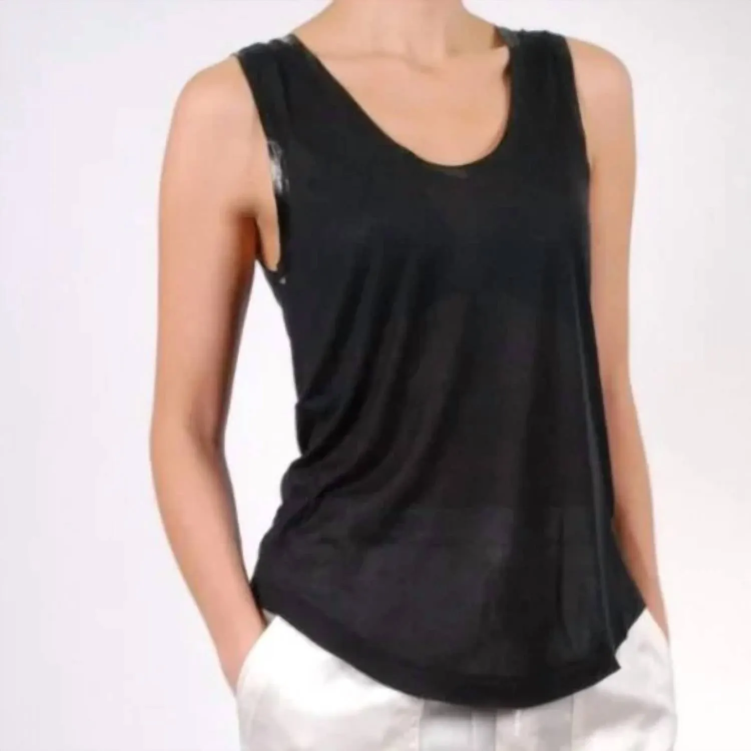 "foils" Tam Foil Tank In Black