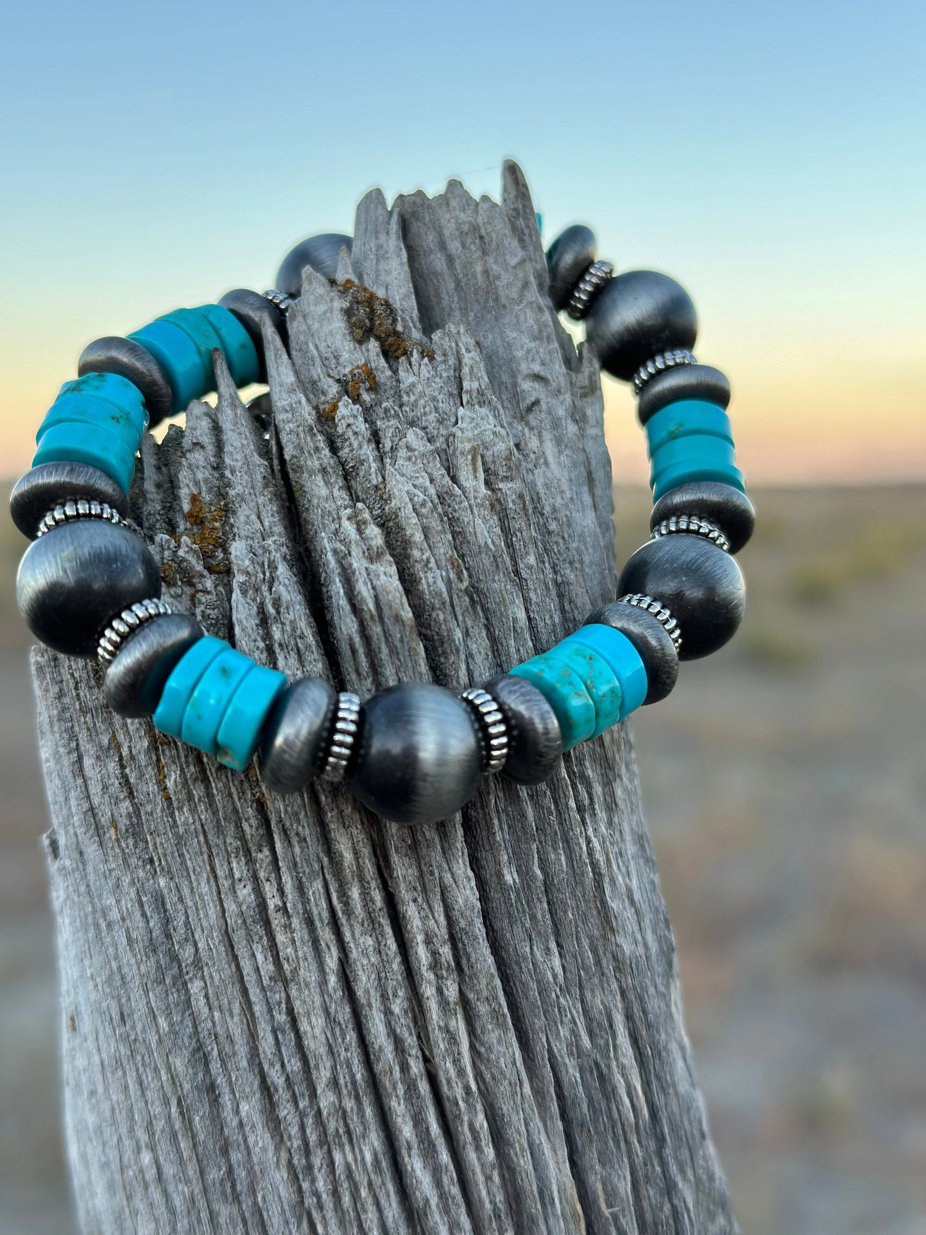 Sabina’s Silver & Turquoise Bracelet