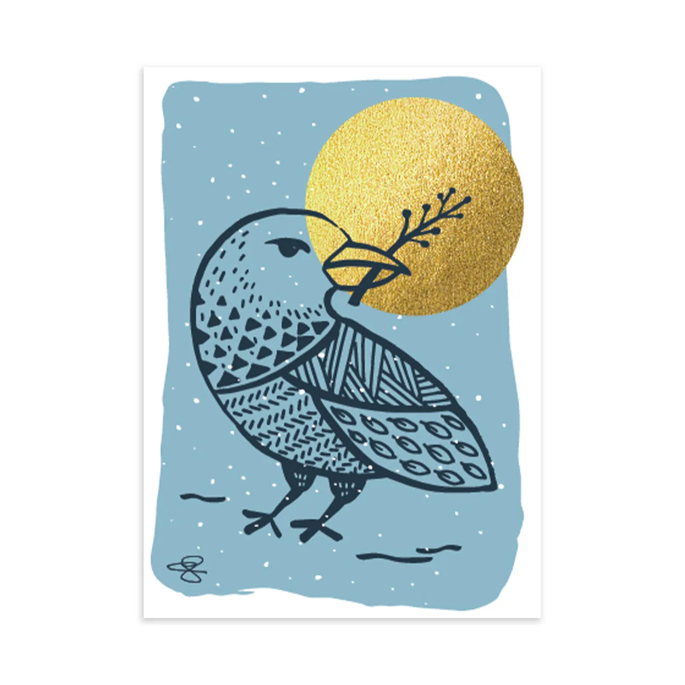 Snowfall Greeting Card 12-Pack