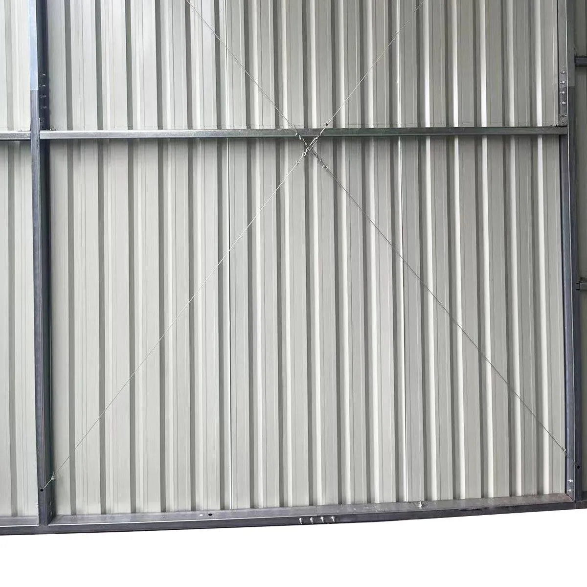 TMG Industrial 30’ x 40’ Metal Garage Shed with 11' High Double Front Doors, 17’ Peak Height, Side Entry Door, 1260 Sq-Ft Floor Space, TMG-MS3040