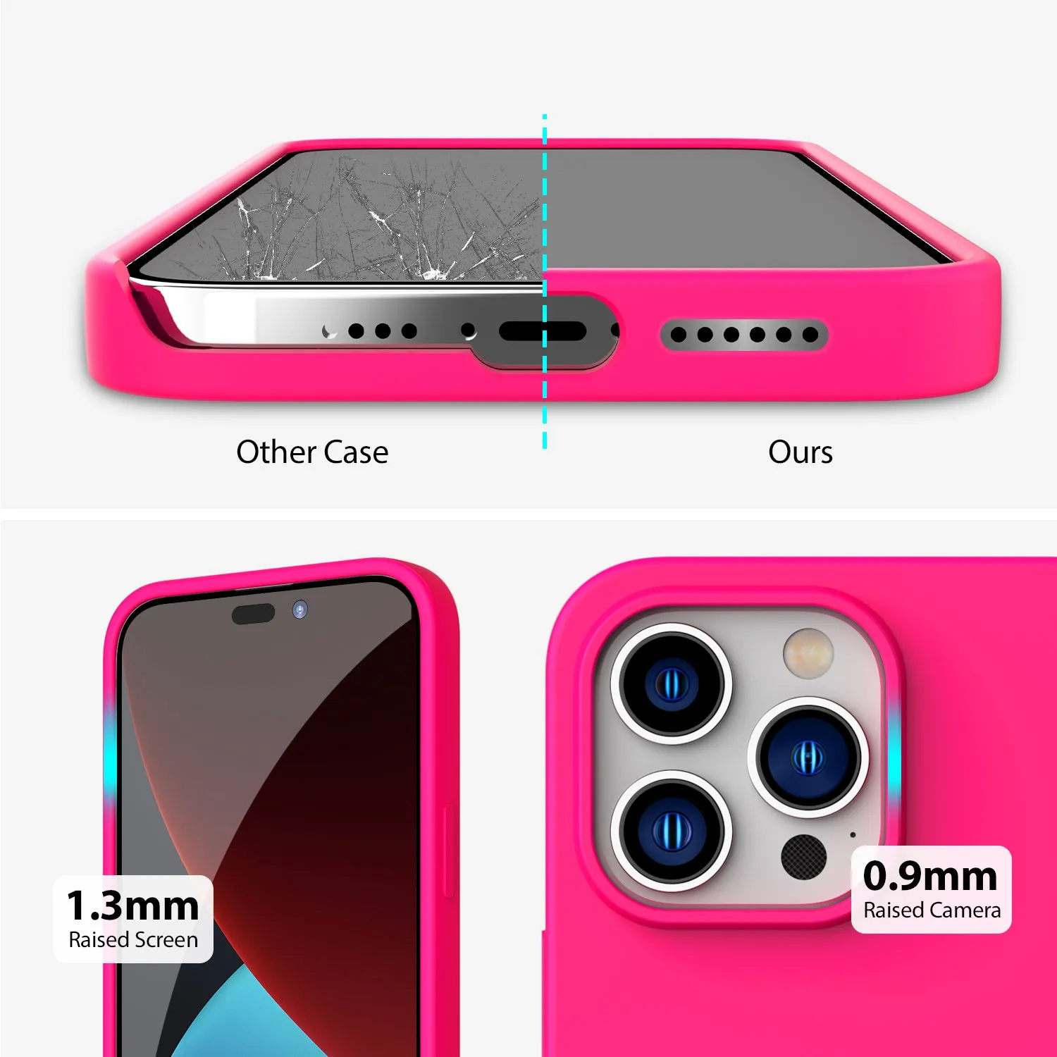 Tough On iPhone 14 Pro Strong Liquid Silicone Case