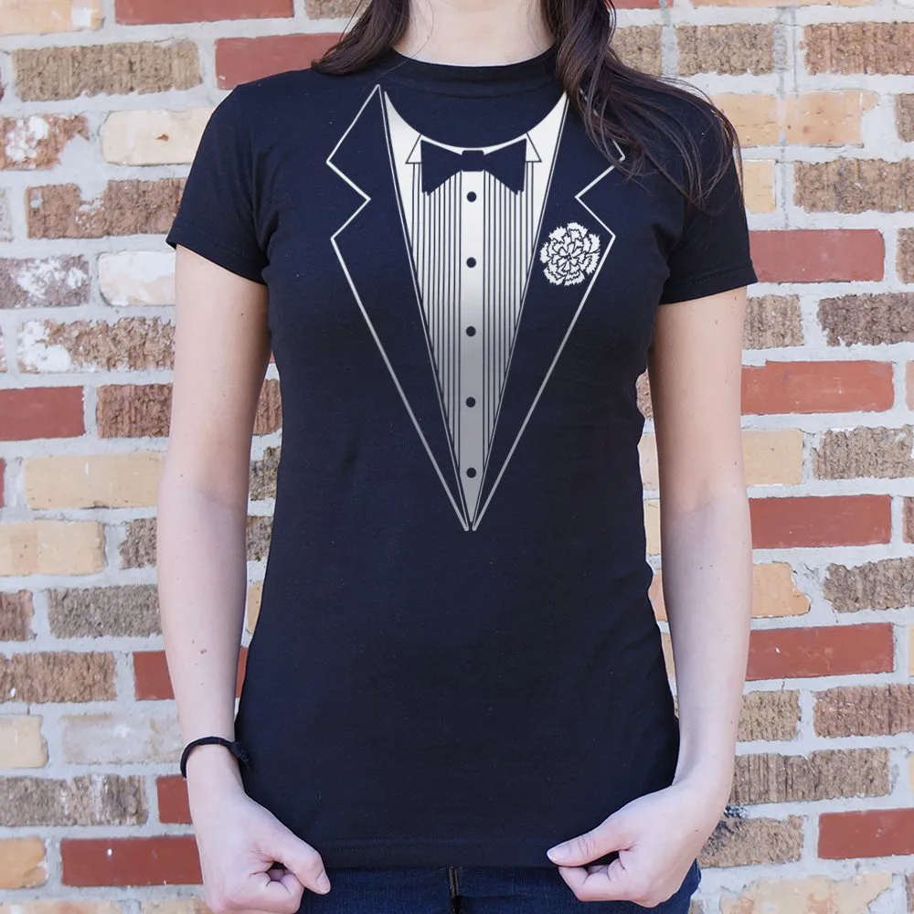 Tuxedo T-Shirt (Ladies)