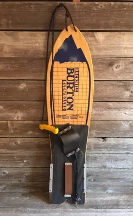 Vintage Burton Backhill Snowboard - Blue