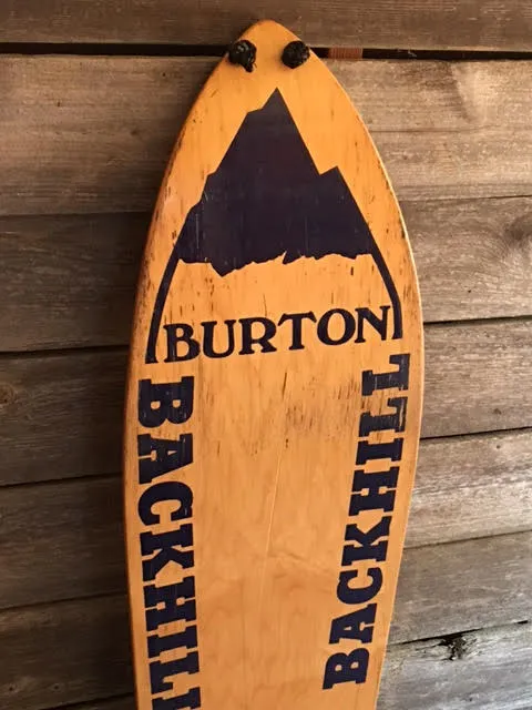 Vintage Burton Backhill Snowboard - Blue