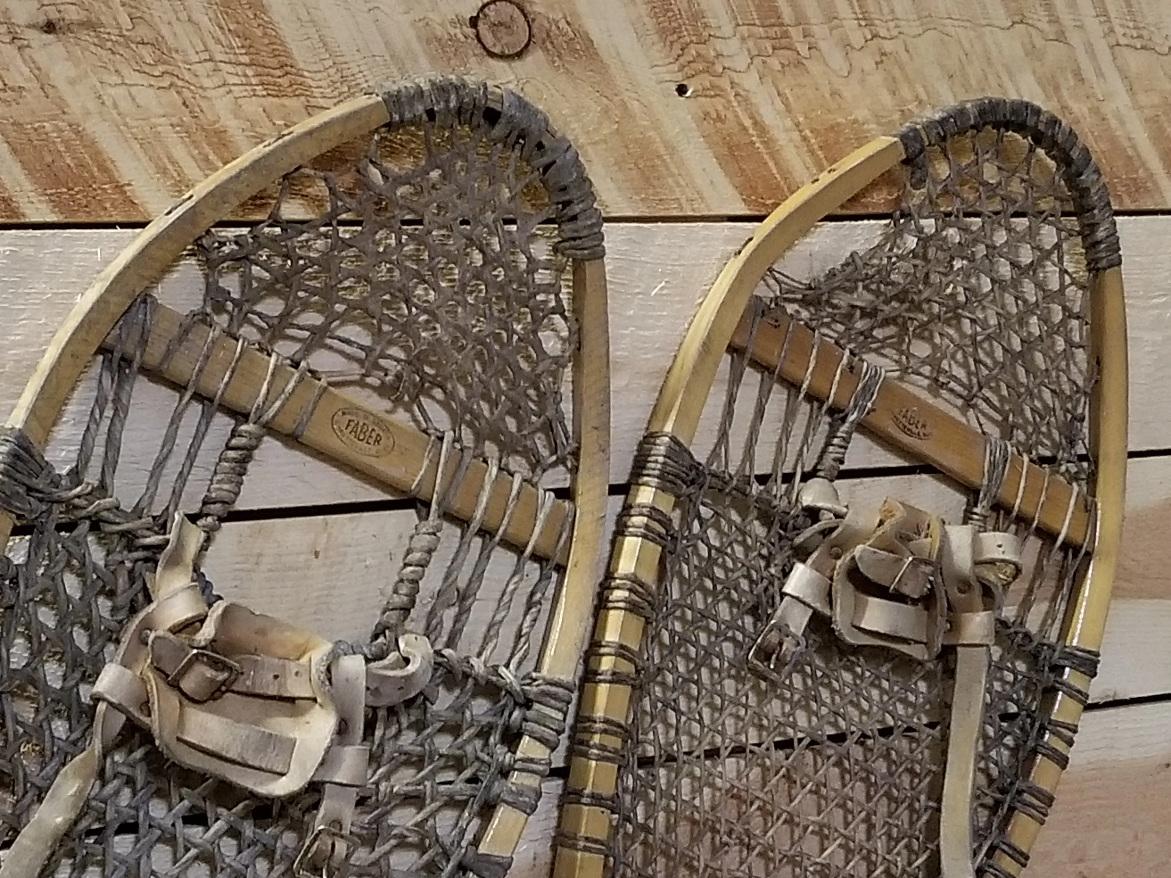 Vintage Canadian Faber Snowshoes