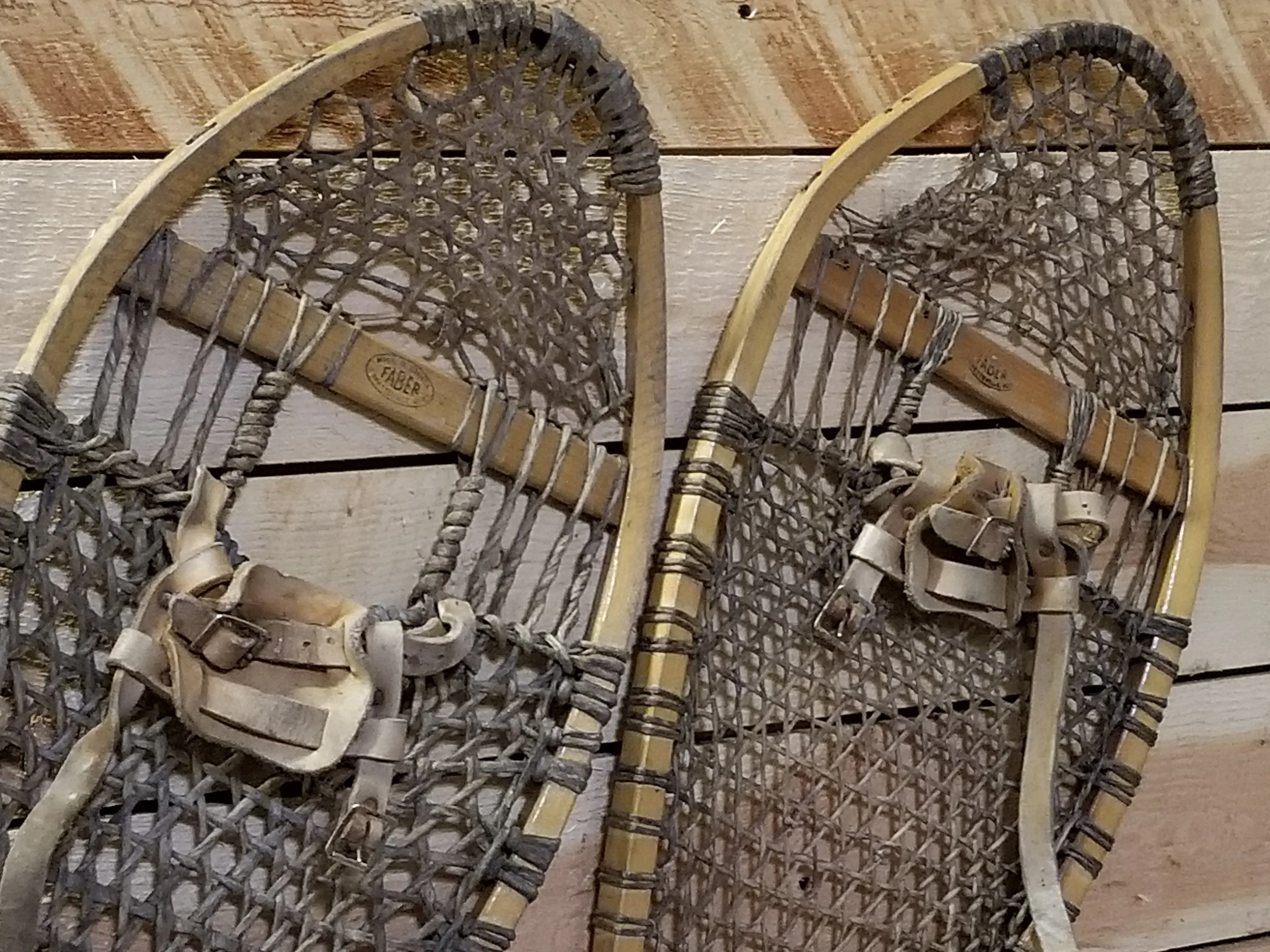 Vintage Canadian Faber Snowshoes