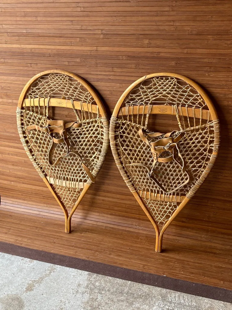 Vintage Canadian Faber Snowshoes