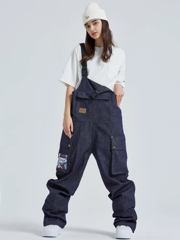 Women's Dook Snow Denim Snow Bibs Pants